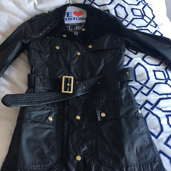 barbour international trail waxed jacket